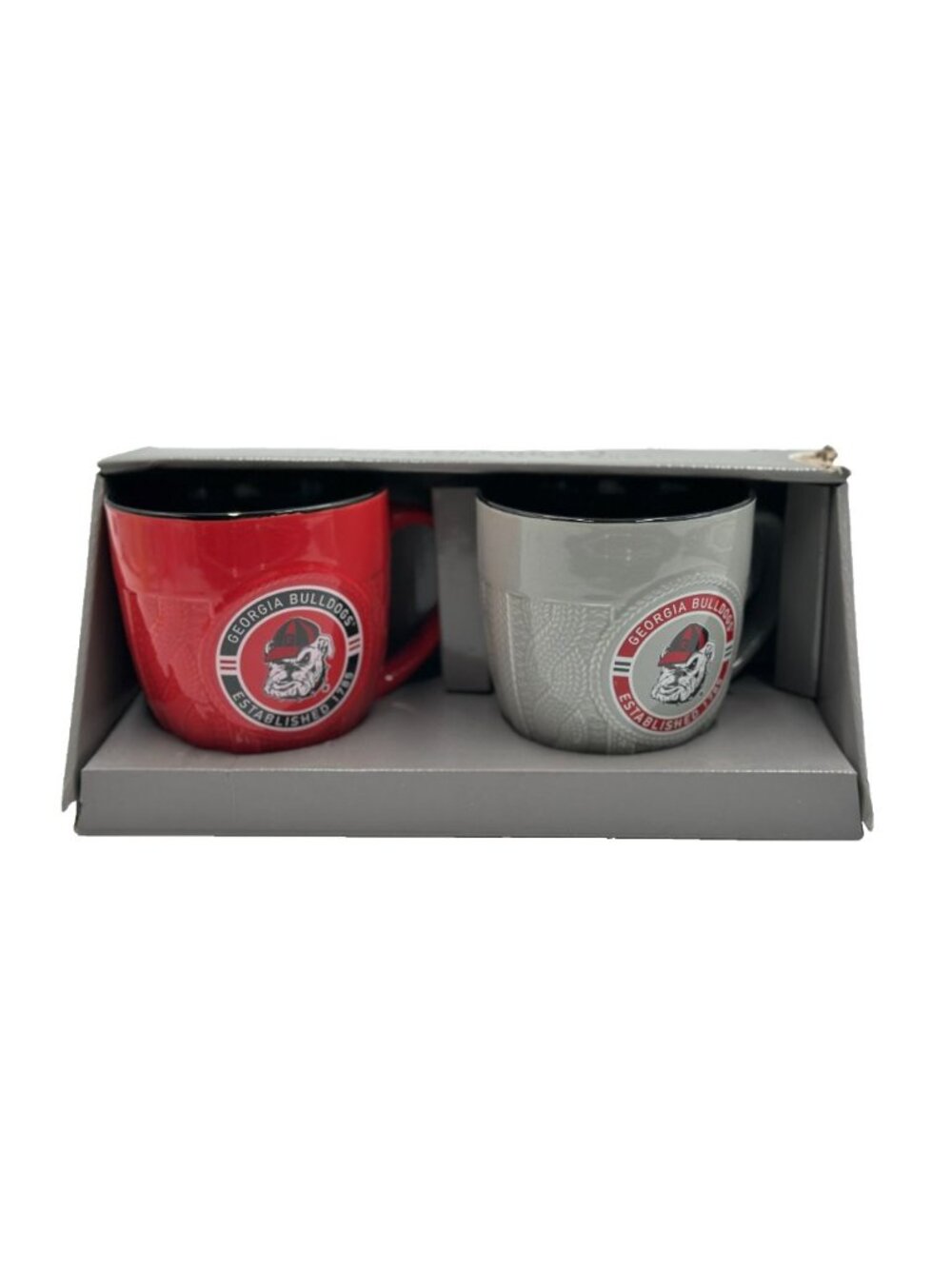 NEW Georgia Bulldogs UGA Sweater Mug Set Officially Licensed The Memory Company